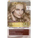 Permanent Dye L'Oréal Paris Excellence Nº 8u-Light Blonde (5 Units) product packaging
