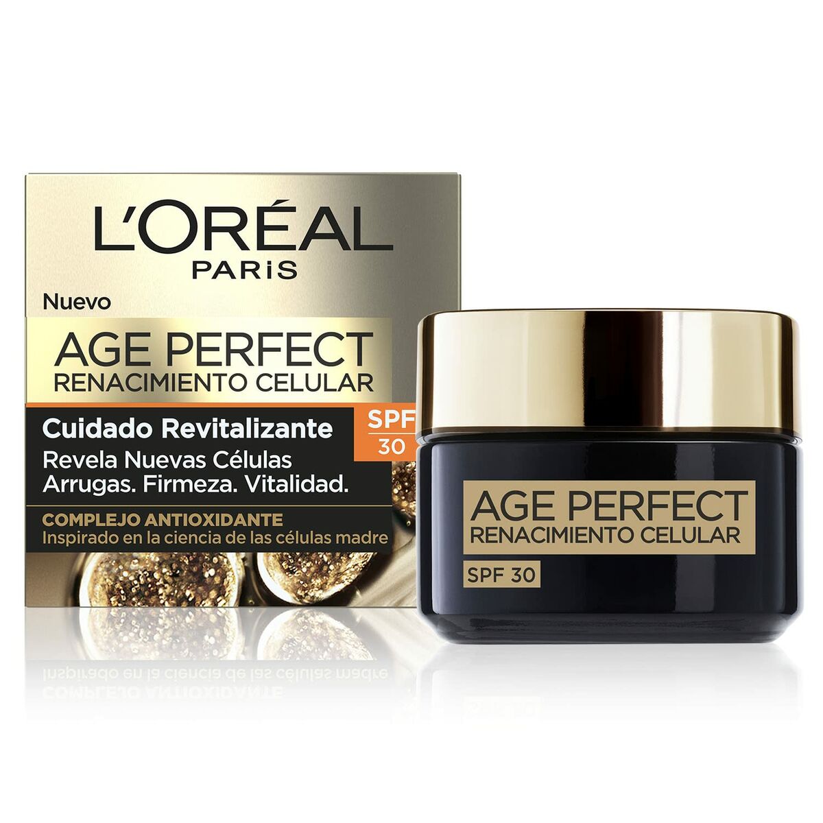 Facial Cream L'Oreal Make Up Age Perfect Cell Renewal Spf 30 50 ml for Women skincare packaging
