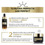 Facial Cream L'Oreal Make Up Age Perfect Cell Renewal Spf 30 50 ml for Women skincare packaging