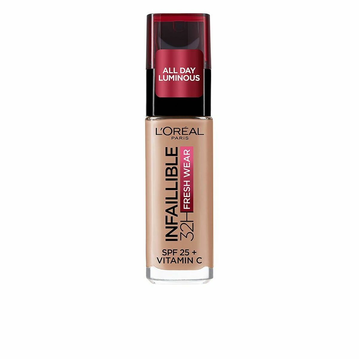 Crème Make-up Base L'Oreal Make Up AA403900 Nº 210 Nº 225 Nº 225-Sable Beige Spf 25 30 ml product packaging