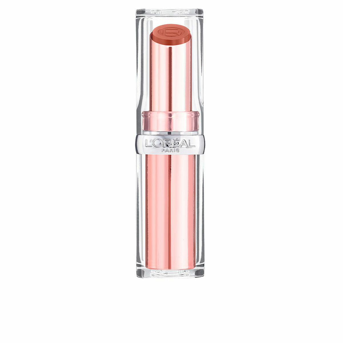 Lipstick L'Oreal Make Up Glow Paradise Nº 107 Nº 107-Brown Enchante 3,8 g 3.8 g makeup packaging