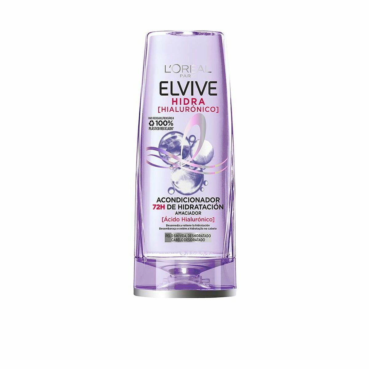 Conditioner L'Oreal Make Up Elvive Hidra Hialurónico 300 ml Hyaluronic Acid Moisturizing for Women conditioner bottle