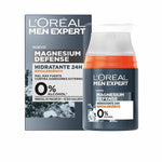 Hydrating Facial Cream L'Oreal Make Up Men Expert Magnesium Defense 50 ml 24 hours for Men skincare packaging