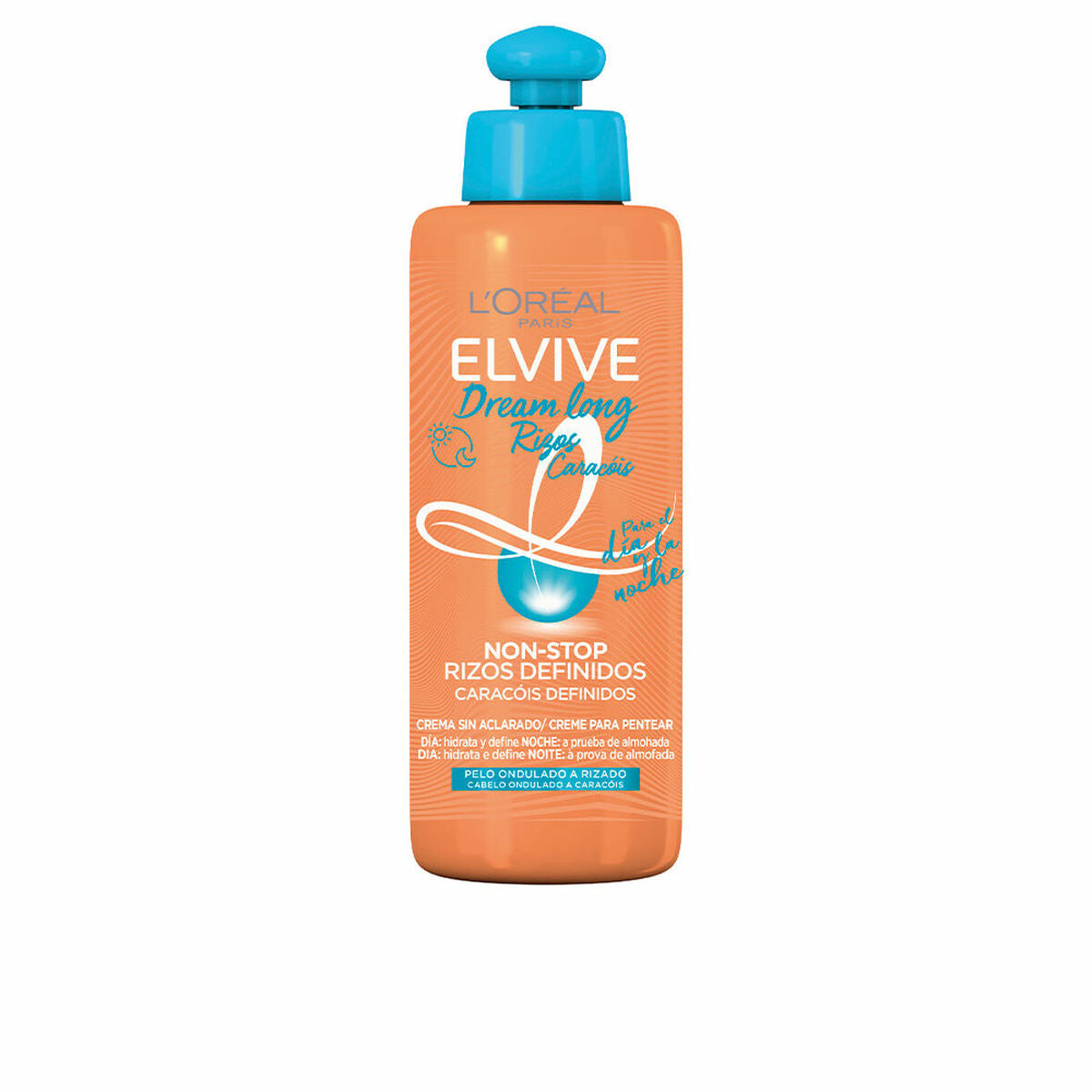 No-Rinse Restorative Cream L'Oreal Make Up Elvive Dream Long 200 ml Curly hair for Women skincare packaging