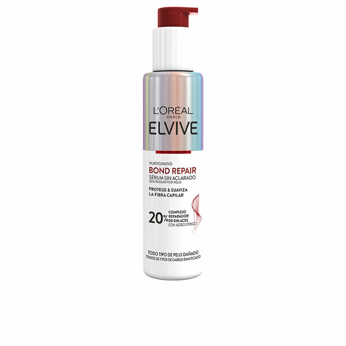 Restorative Serum L'Oreal Make Up Elvive Bond Repair 150 ml for Women serum bottle