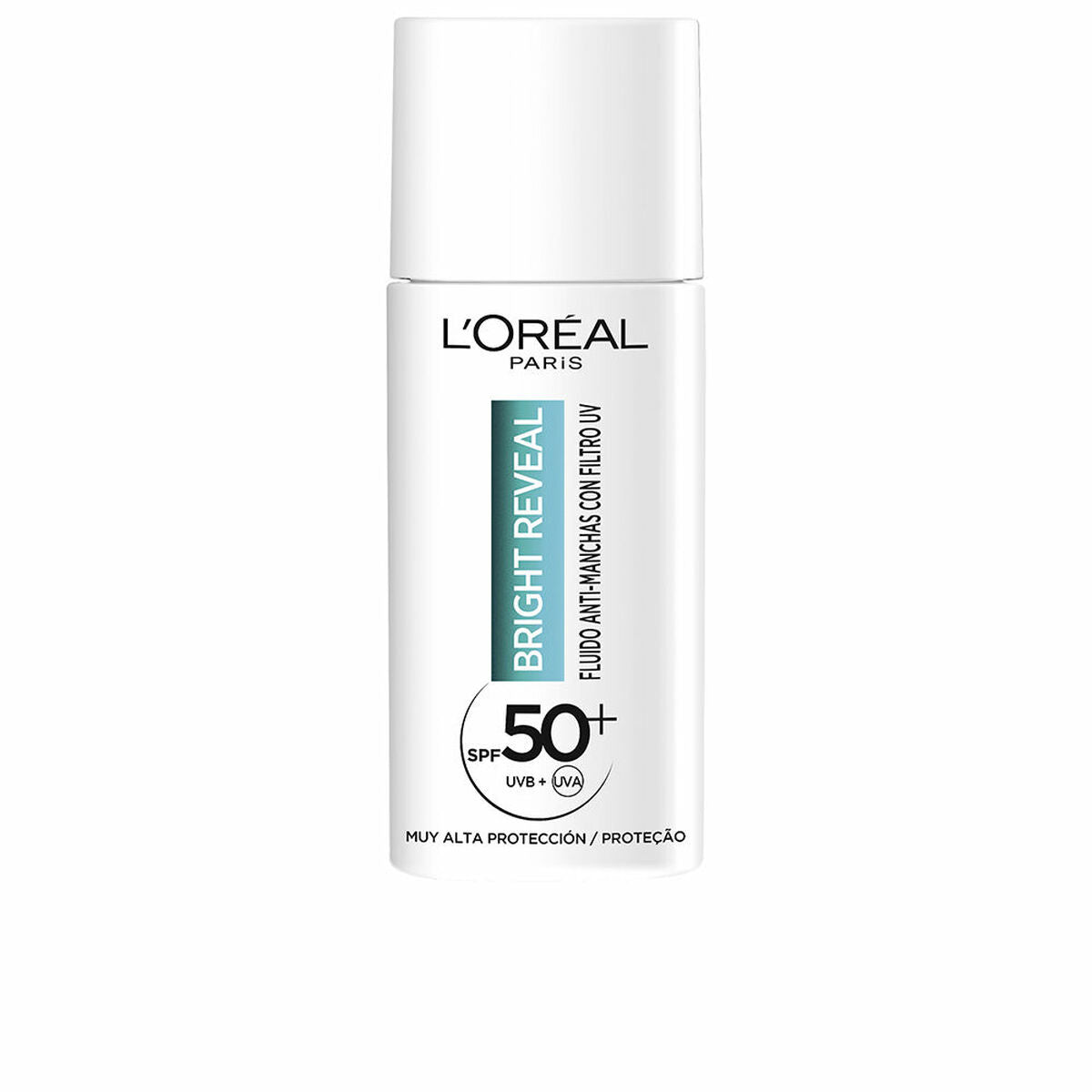 Anti-Brown Spot Care L'Oreal Make Up Bright Reveal Spf 50 Spf 50+ 50 ml Niacinamide for Women product packaging