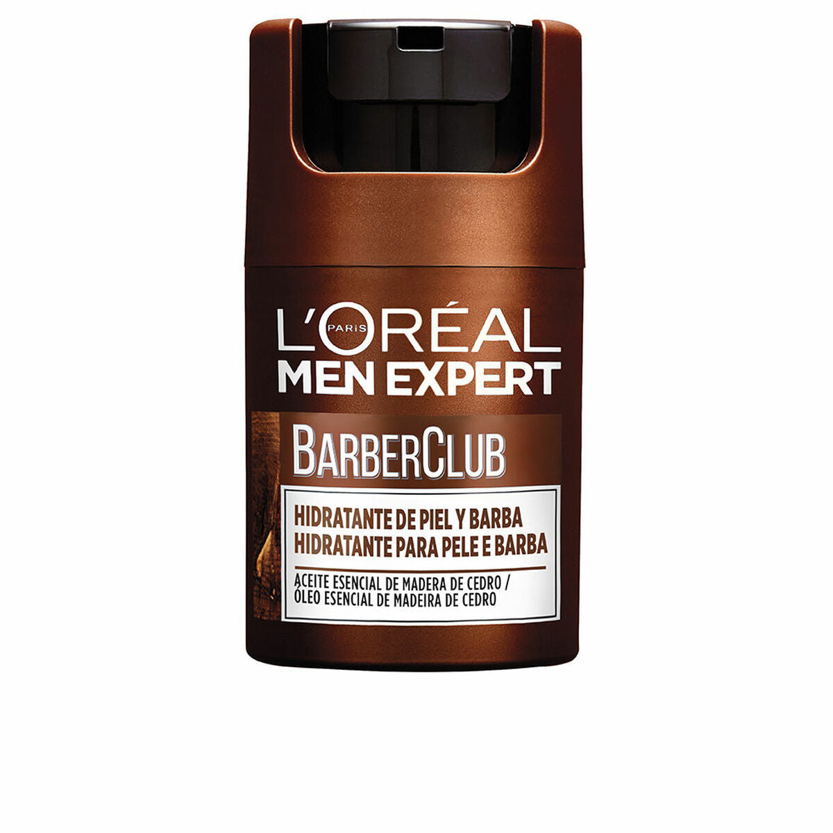 Hydrating Facial Cream L'Oreal Make Up Men Expert Barber Club 50 ml Beard skincare packaging