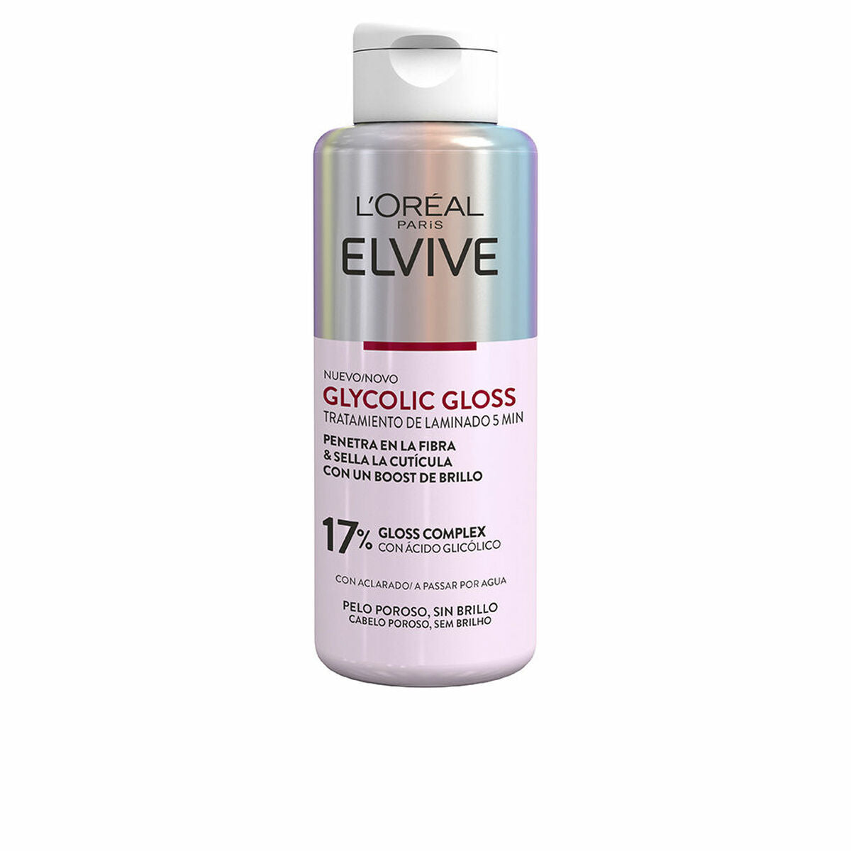 Illuminating hair care L'Oreal Make Up Elvive Glycolic Gloss 200 ml 550 ml for Women product packaging