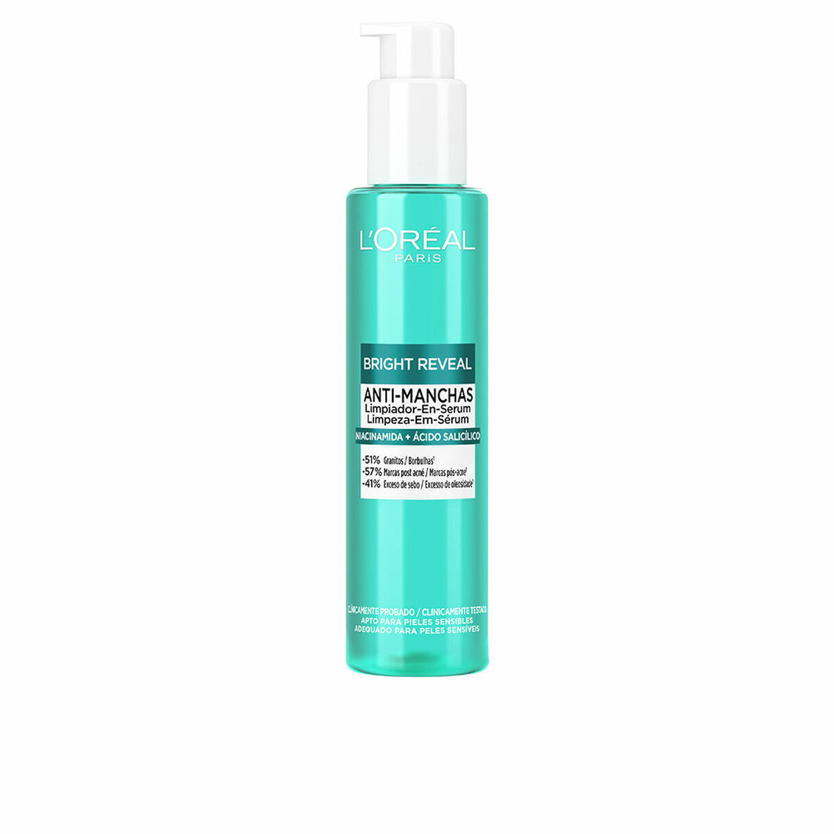 Anti-Brown Spot Serum L'Oreal Make Up Bright Reveal Niacinamida 150 ml Cleaner for Women serum bottle