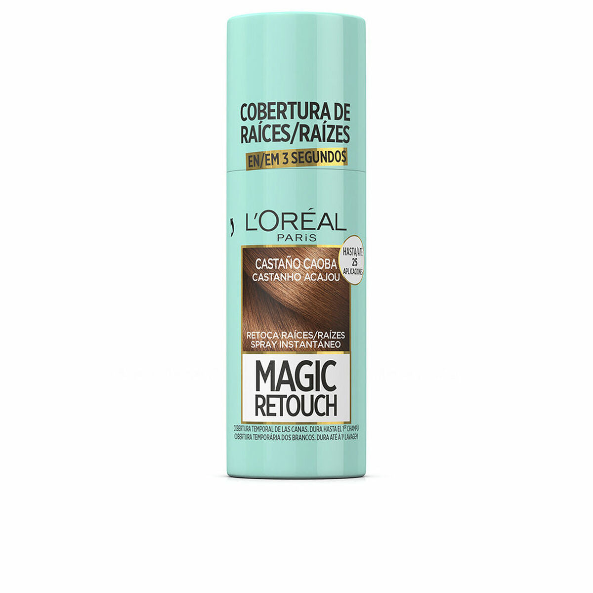 Temporary Corrector Spray for Roots L'Oréal Paris Magic Retouch Mahogany Brown Nº 6-Castano Caoba Spray 75 ml product
