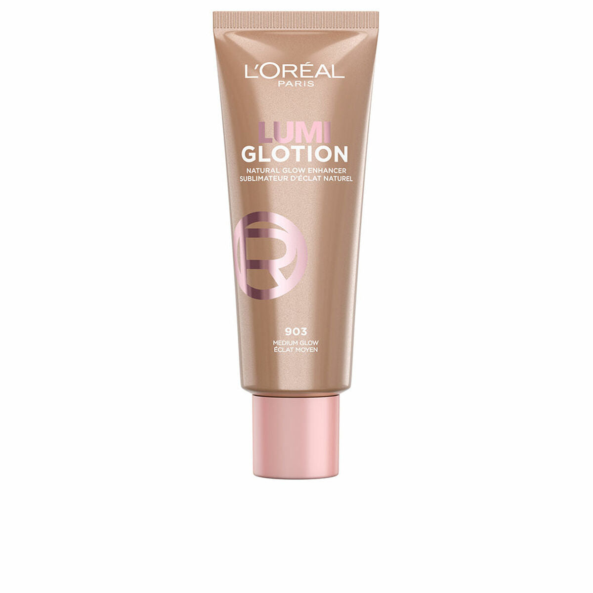 Make-up Primer L'Oreal Make Up LUMI GLOTION Nº 903 Medium 40 ml skincare packaging