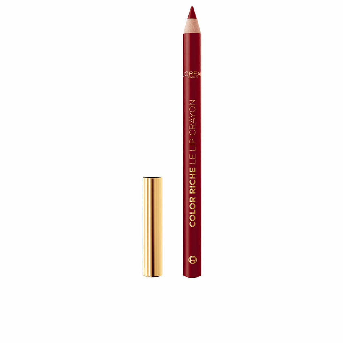 Lipstick L'Oreal Make Up COLOR RICHE Nº 1990-Le Bordeaux (1 Unit) makeup packaging