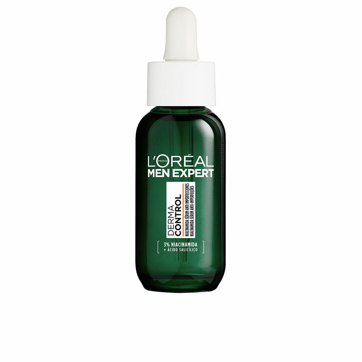 Anti-Wrinkle Serum L'Oreal Make Up MEN EXPERT DERMA CONTROL 30 ml for Men serum bottle