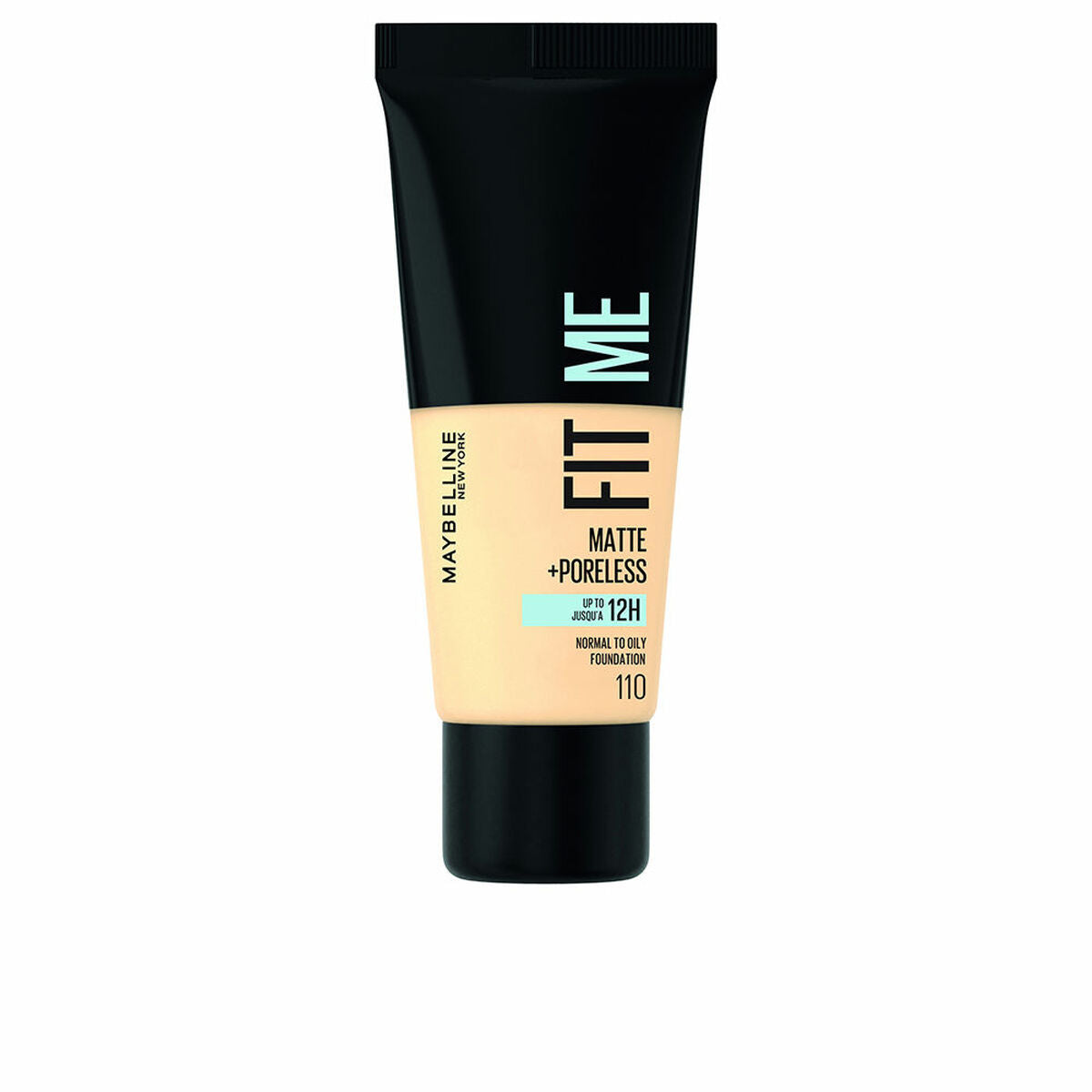 Crème Make-up Base Maybelline Fit Me Poreless Nº 110 30 ml product packaging