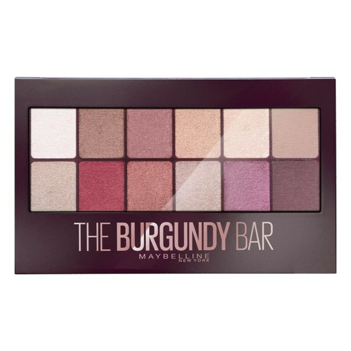 Eye Shadow Palette Maybelline The Burgundy Bar Nº 04-Burgundy 9,6 g 9.6 g makeup packaging