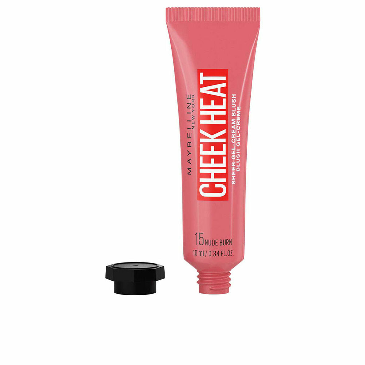 Blush Maybelline Cheek Heat Nº 15-Nude Burn 10 ml makeup packaging