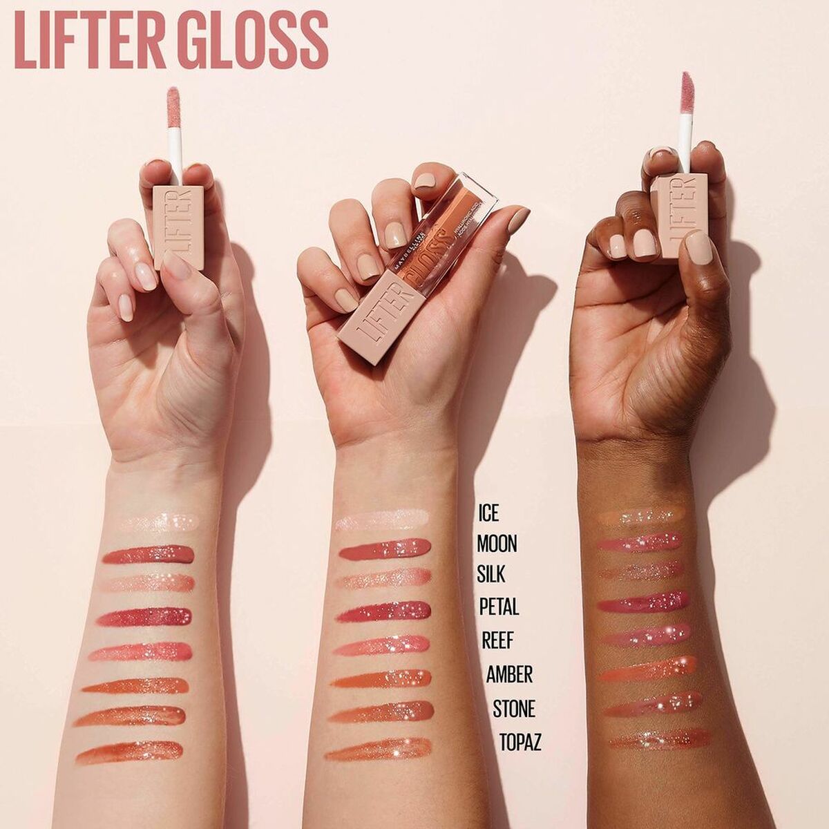 Lip-gloss Maybelline Lifter Nº 005-Petal 5,4 ml 5.4 ml product packaging