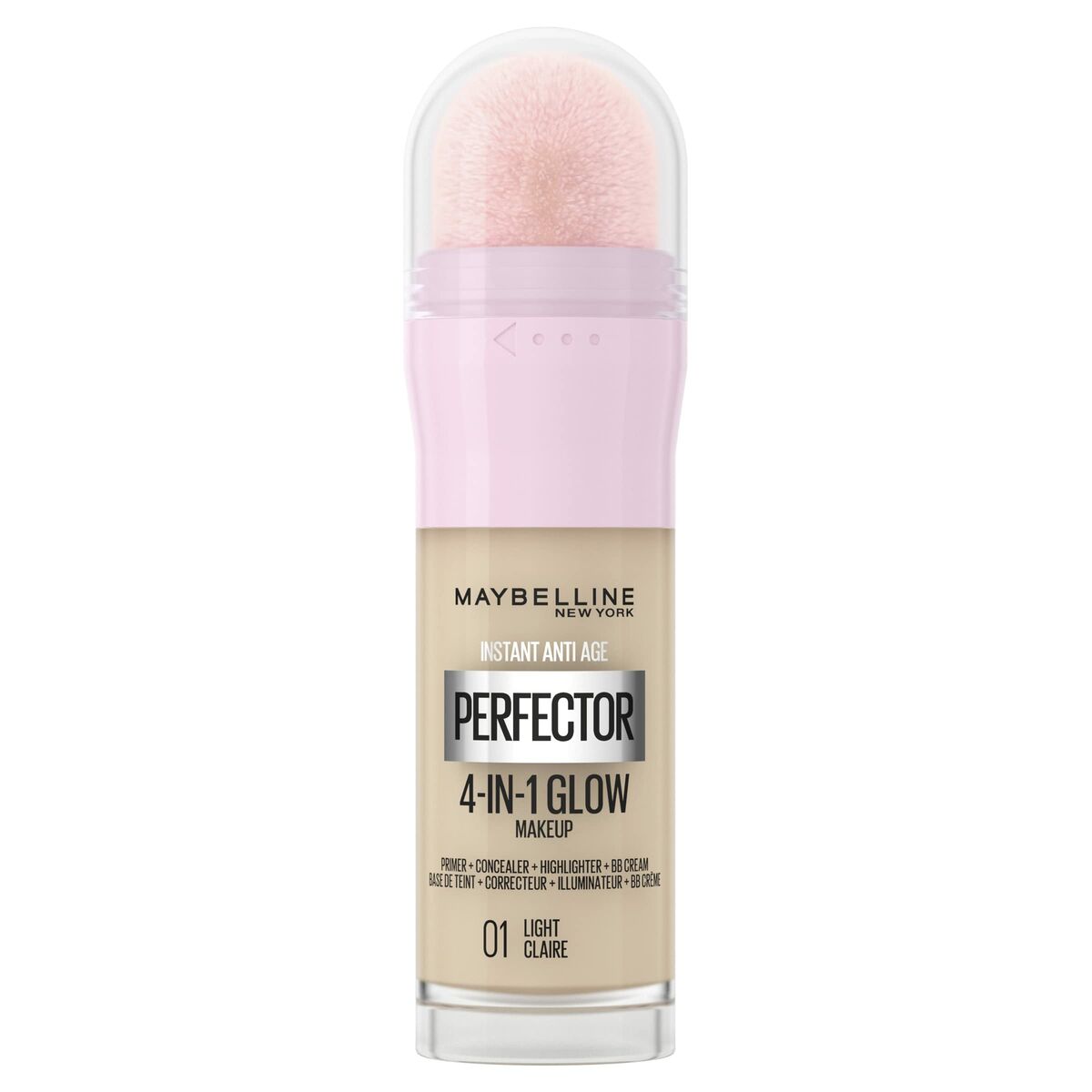 Liquid Corrector Maybelline Instant Age Perfector Glow Nº 01 Light 20 ml product packaging