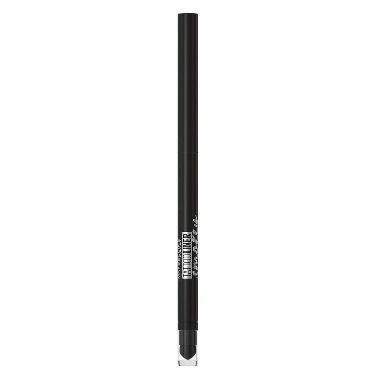2 in 1 lip and eye liner Tattoo Smokey Black Maybelline product packaging