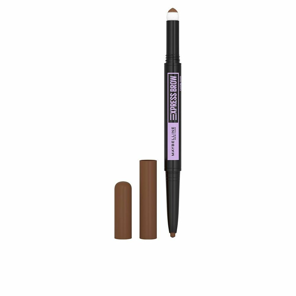 Eyebrow Pencil Maybelline Express Brow Nº 02 Medium brown Nº 02-Medium Brown 4 g product packaging