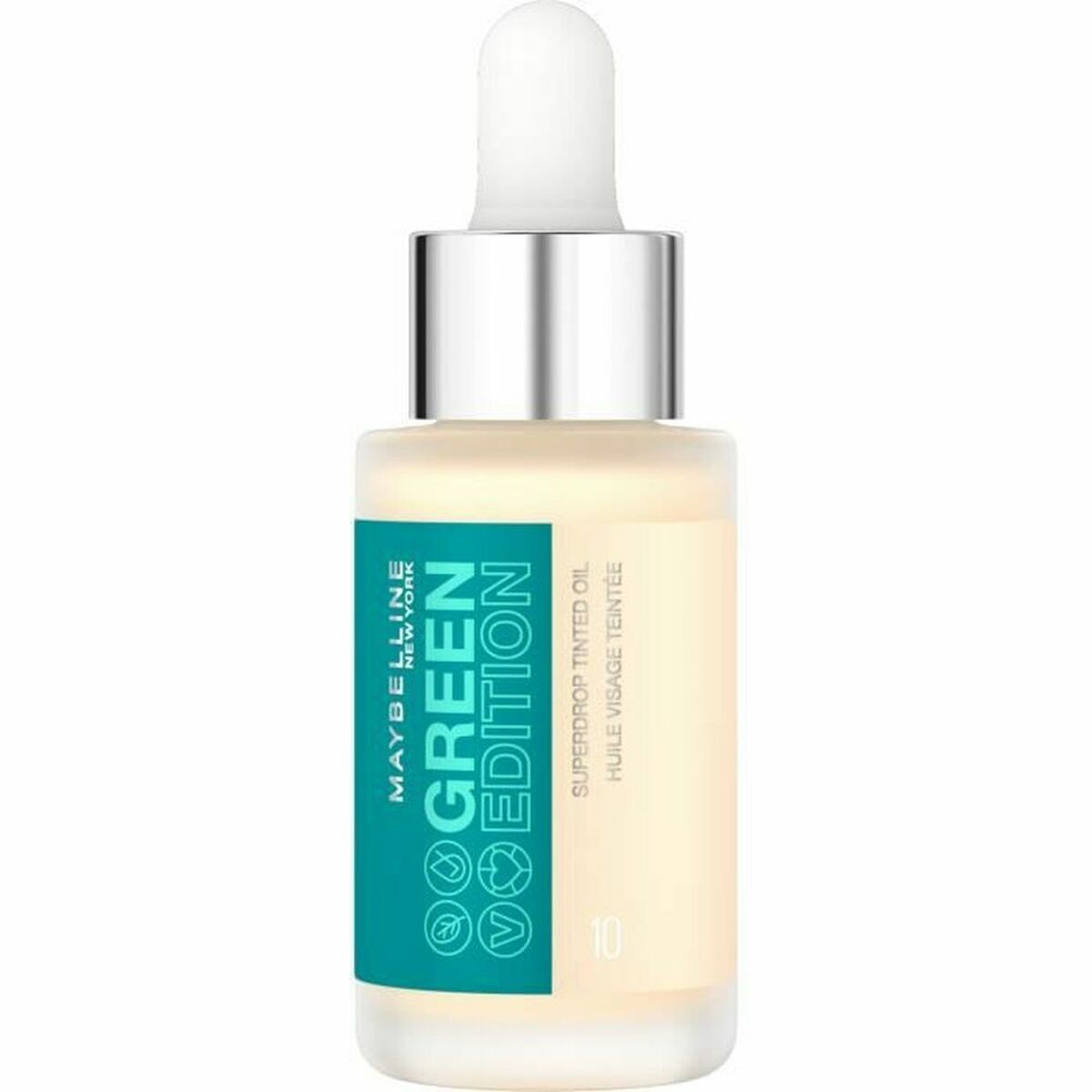 Liquid Make Up Base Maybelline Green Edition Nº 10 20 ml Oil product packaging