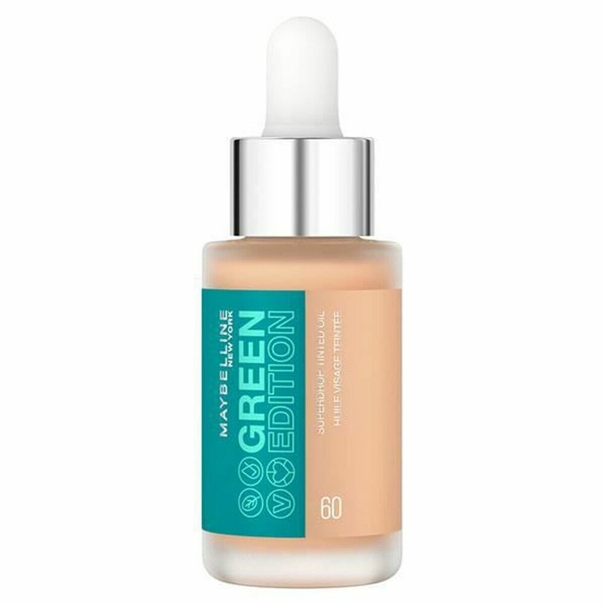Liquid Make Up Base Maybelline Green Edition Nº 60 20 ml Oil product packaging