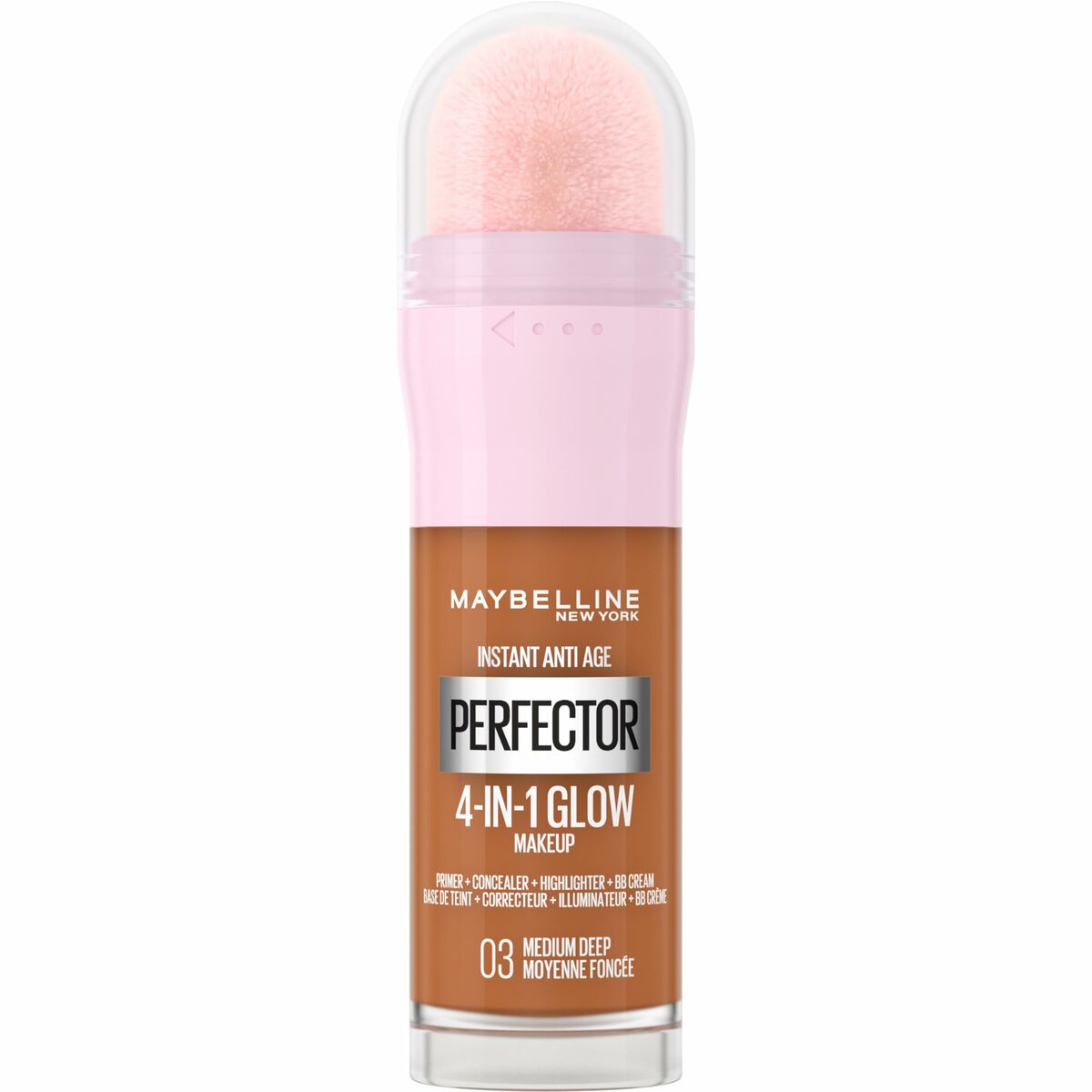 Liquid Corrector Maybelline Instant Age Perfector Glow Nº 03-Medium Deep 20 ml product packaging
