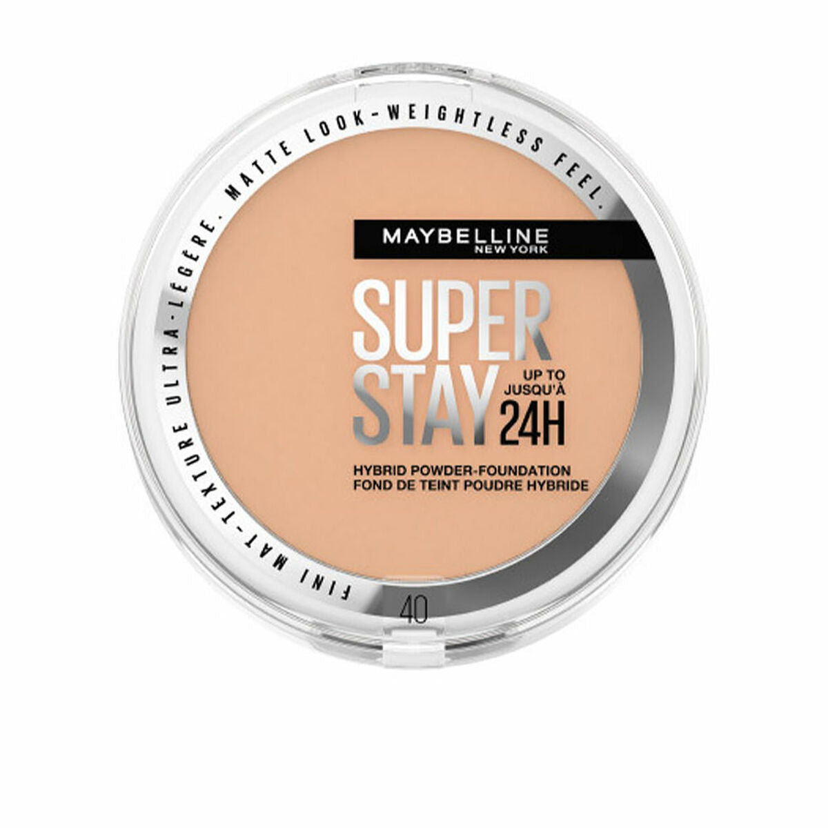 Powder Make-up Base Maybelline Superstay H Nº 40 9 g makeup packaging