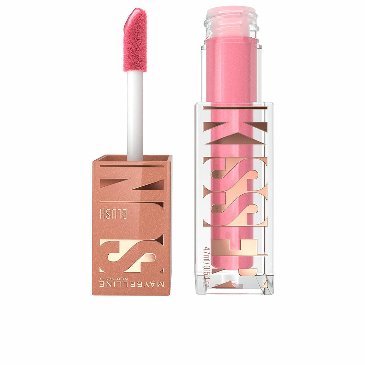 Blush Maybelline SUNKISSER Pink Nº 05 Blazing blush 4,7 ml Bronzer 4.7 ml makeup packaging