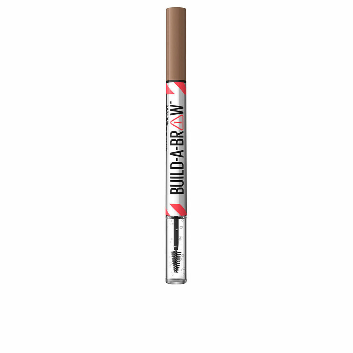 Eyebrow Pencil Maybelline Build A Brow Nº 02 Soft Brown Nº 255-Soft Brown 15,3 ml 2-in-1 product packaging 15.3 ml