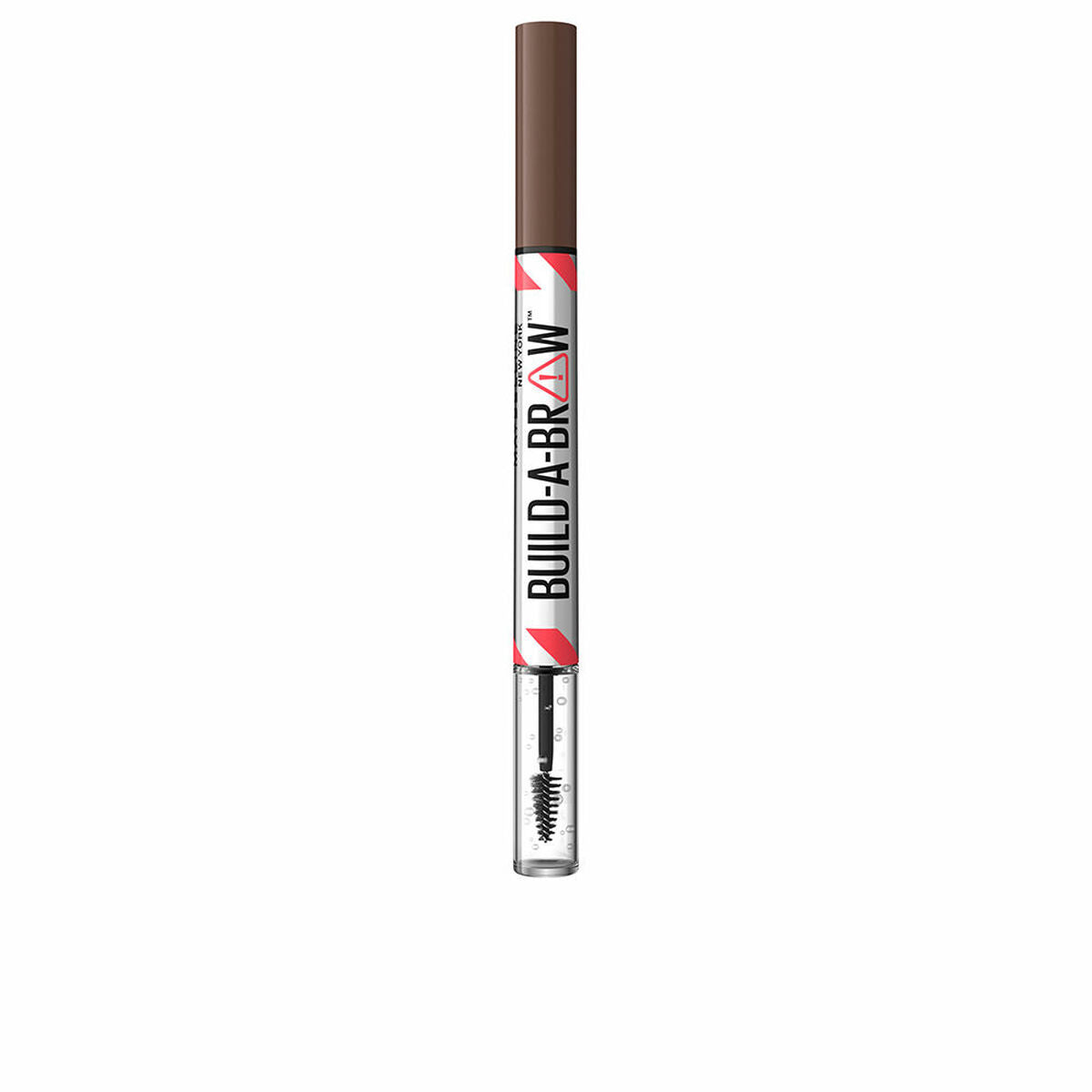 Eyebrow Pencil Maybelline Build A Brow Nº 257 medium brown Nº 257-Medium Brown 15,3 ml 2-in-1 product packaging 15.3 ml