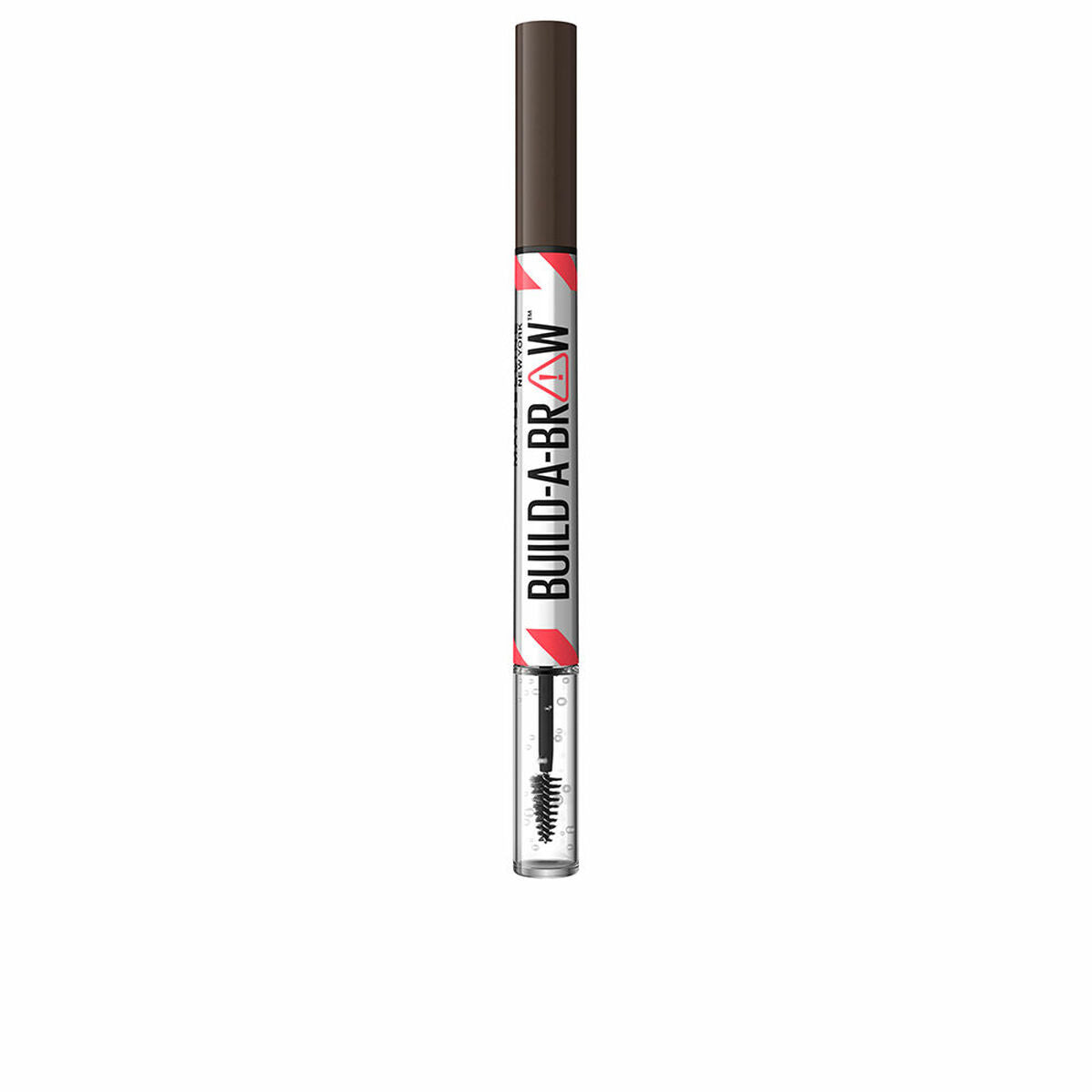 Eyebrow Pencil Maybelline Build A Brow Nº 260 deep brown Nº 260-Deep Brown 15,3 ml 2-in-1 product packaging 15.3 ml