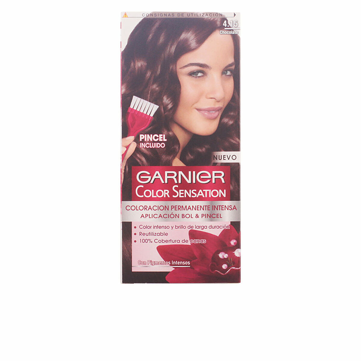 Permanent Dye Color Sensation Garnier product packaging
