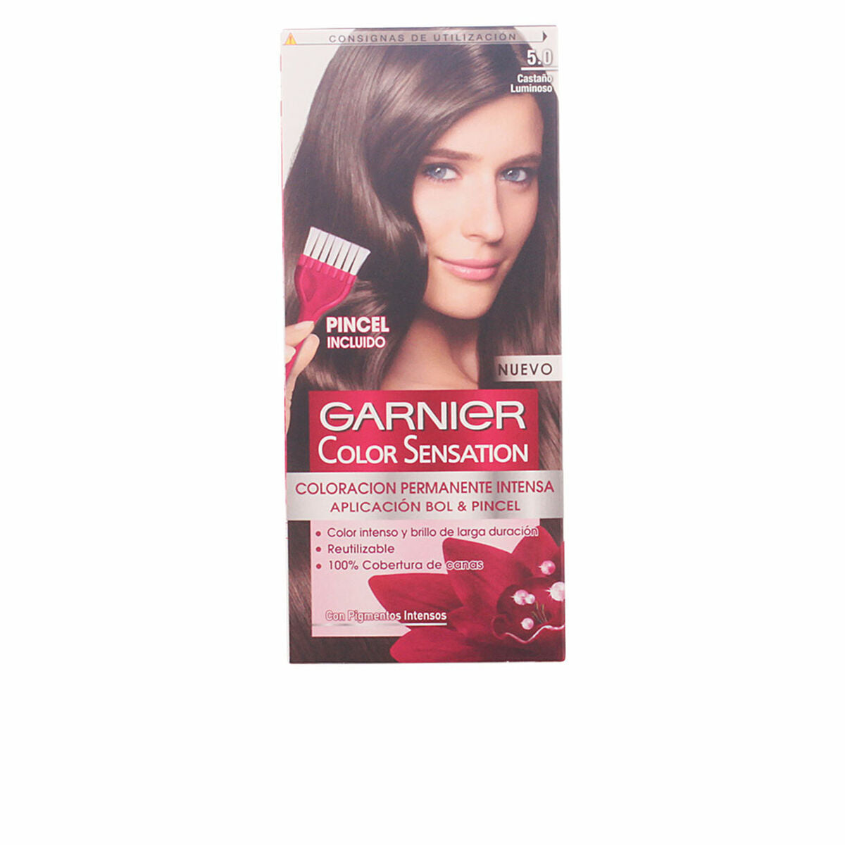 Permanent Dye Color Sensation Garnier product packaging