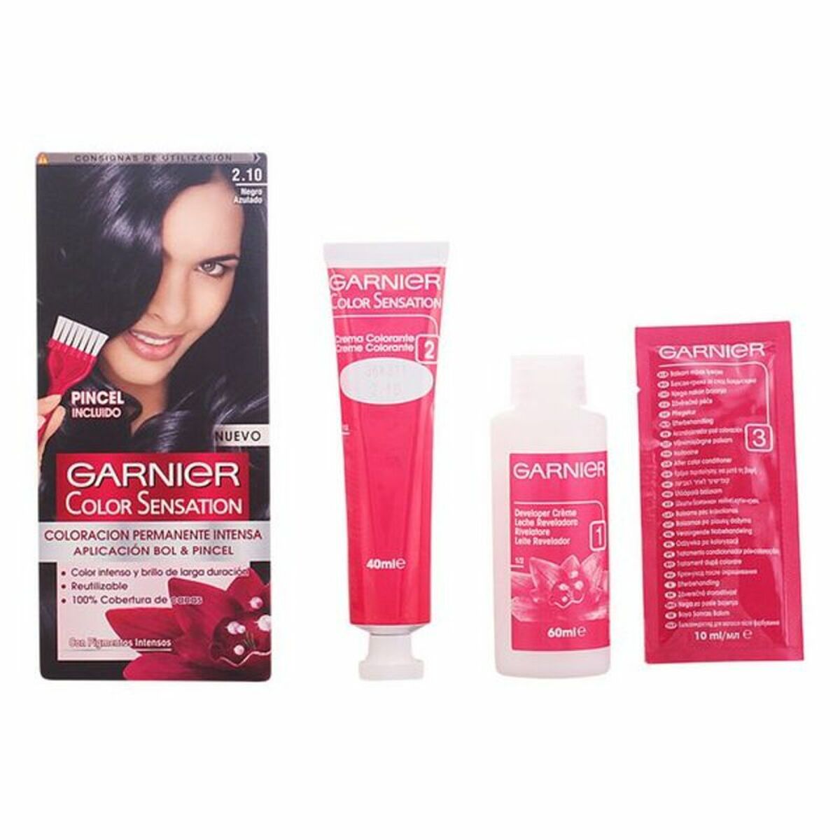 Permanent Dye Garnier Color Sensation 110 g product packaging
