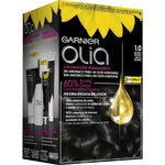 Dye No Ammonia Garnier Olia Ebony Black Nº 1.0-negro Nº 1,0 Negro Ebano (1 Unit) product packaging