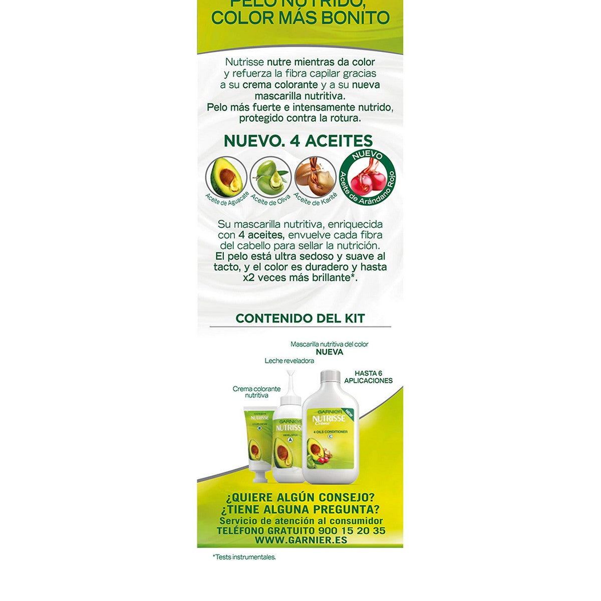 Permanent Dye Garnier Nutrisse Nº 4,26 Nº 4,26-Cassis 1 U (3 Units) product packaging