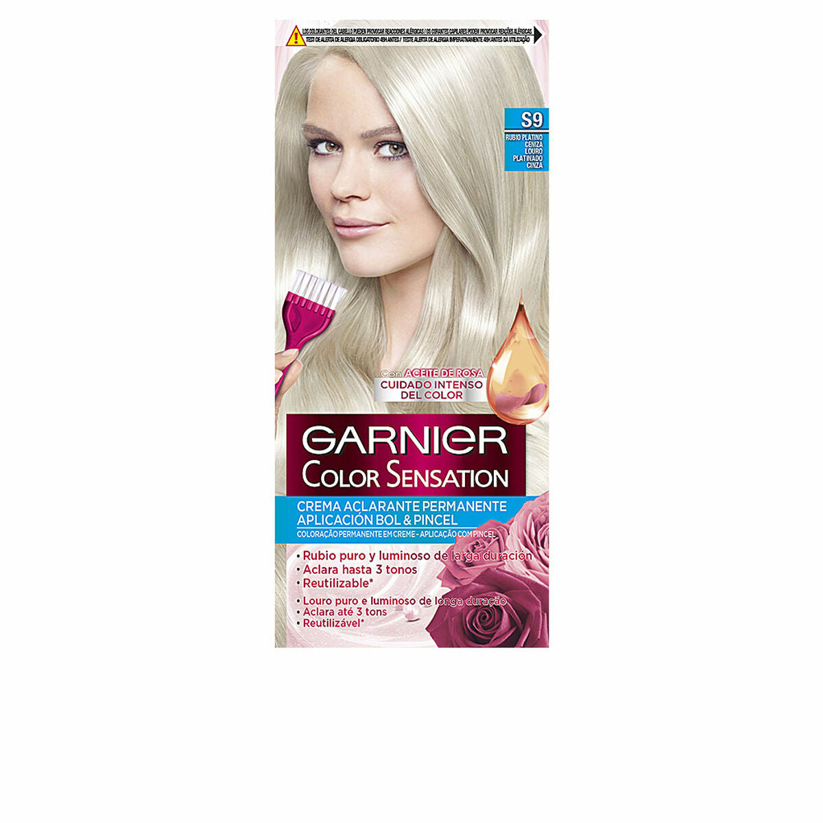 Permanent Dye Color Sensation Garnier product packaging