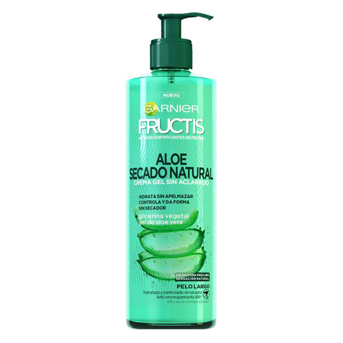 Shaping Gel Fructis Aloe Secado Natural 400 ml skincare packaging