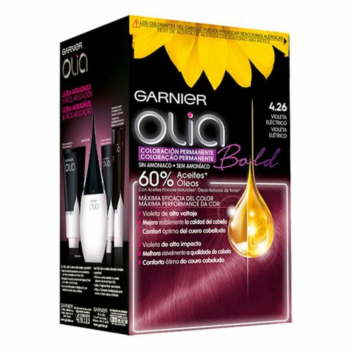 Dye No Ammonia Olia Garnier product packaging