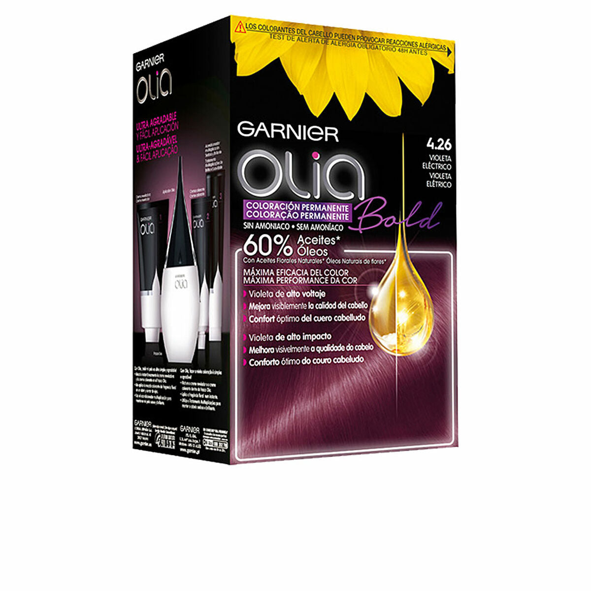 Dye No Ammonia Olia Garnier product packaging