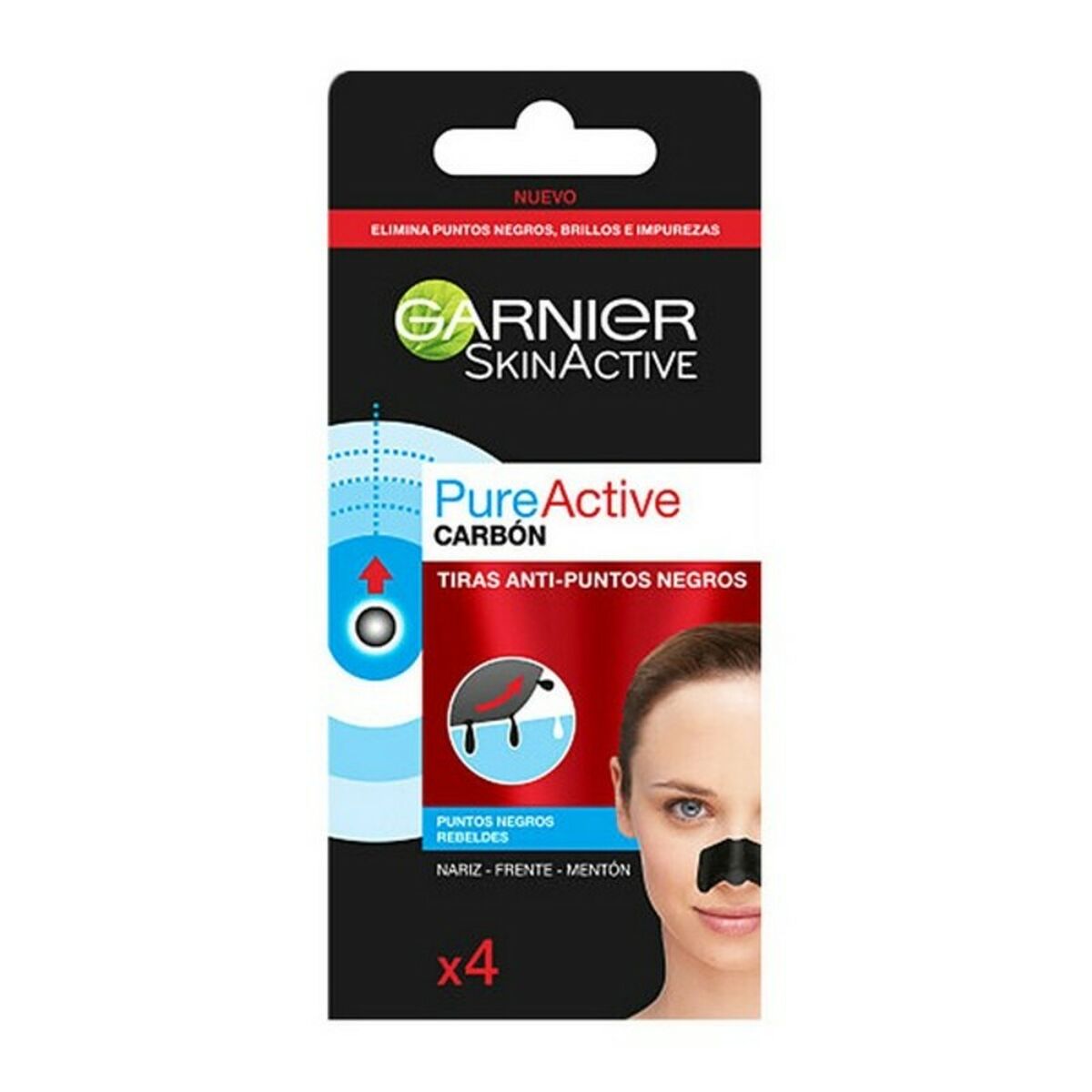 Pore Cleaning Strips Garnier Pure Active Carbon product packaging