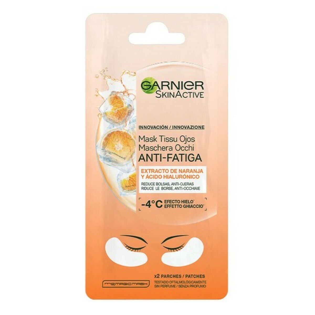 Mask for Eye Area Skin Active Garnier Skinactive mask packaging