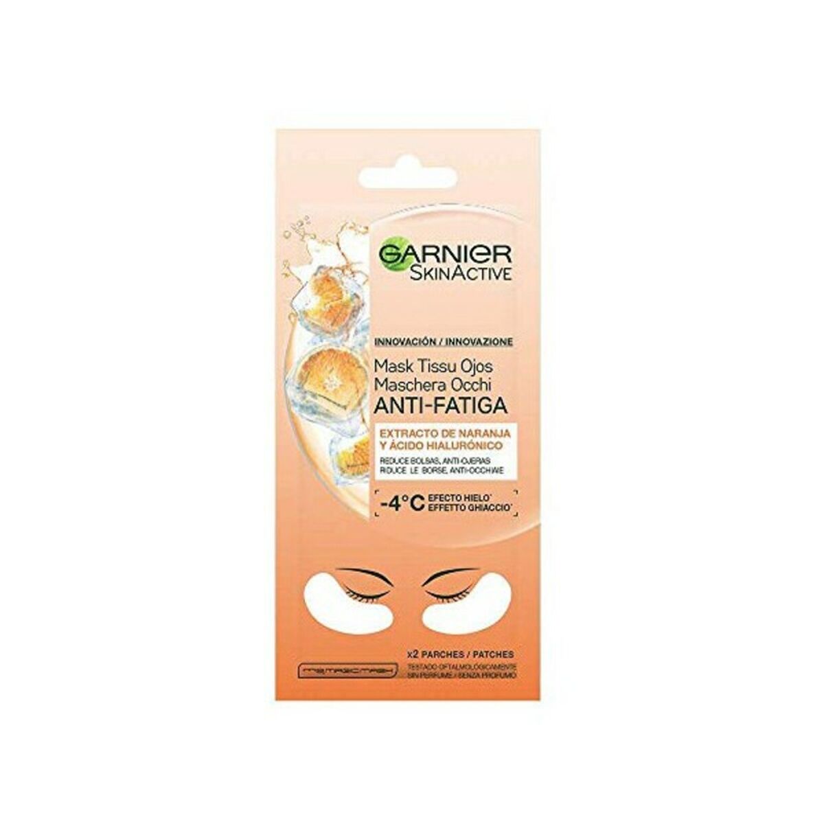 Mask for Eye Area Skin Active Garnier Skinactive mask packaging