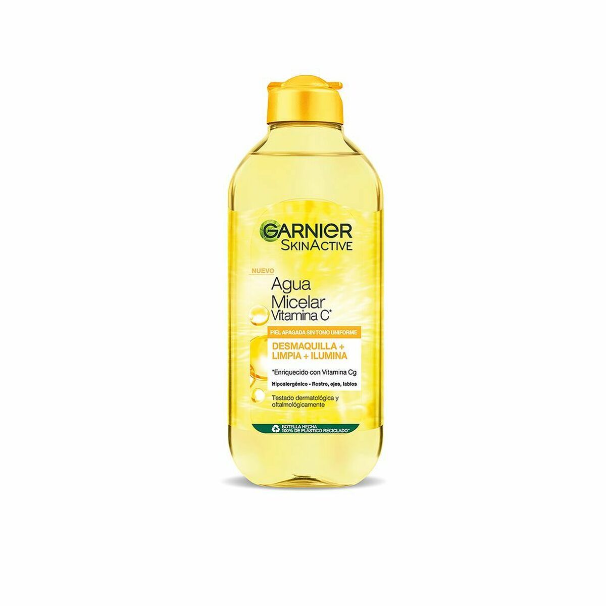 Make Up Remover Micellar Water Garnier Skinactive Vitamina C 400 ml product packaging