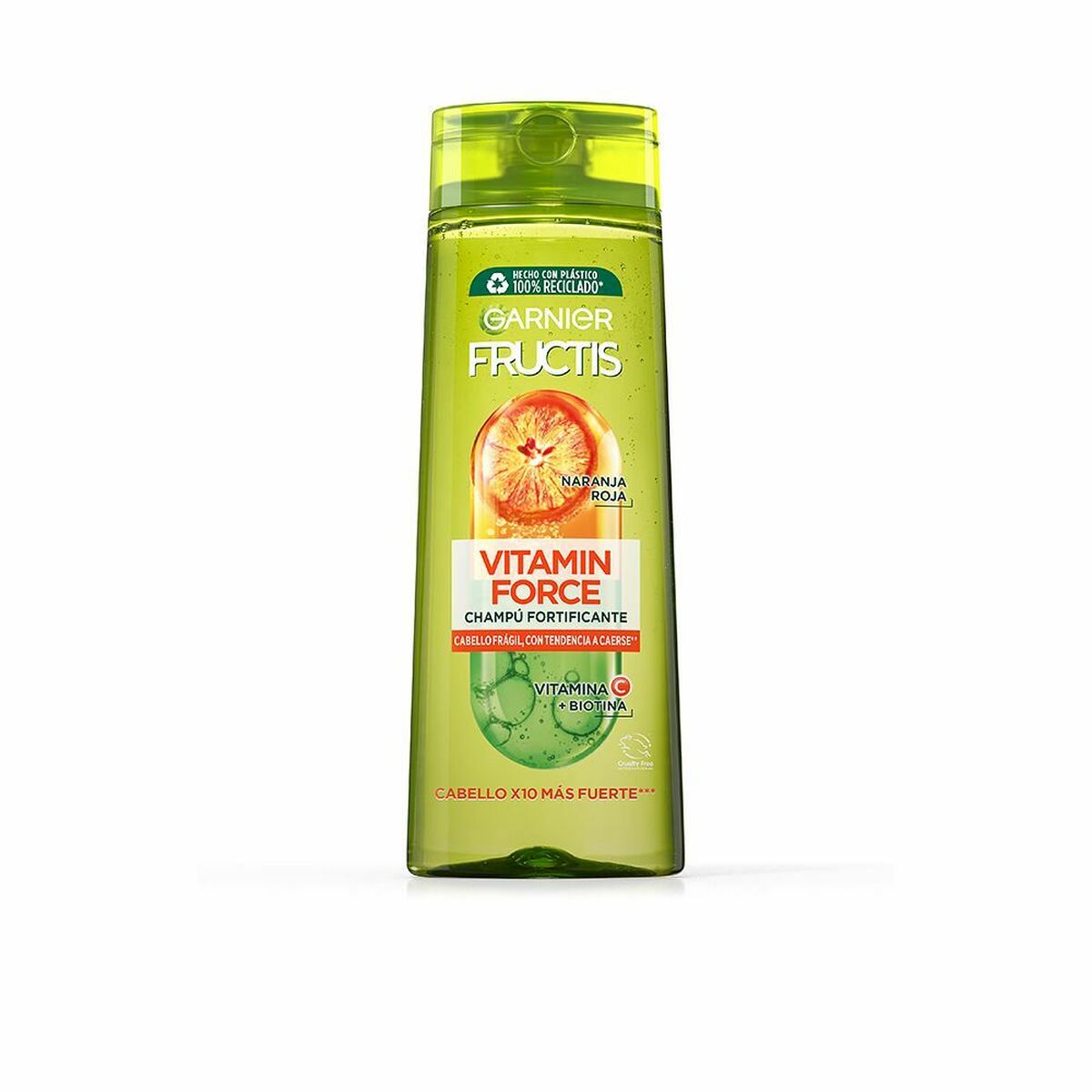 Anti-Hair Loss Shampoo Garnier Fructis Vitamin Force 360 ml Anti-Breakage for Women shampoo bottle