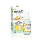 Cream + Serum Garnier Skinactive Vitamina C Spf 25 50 ml for Women serum bottle