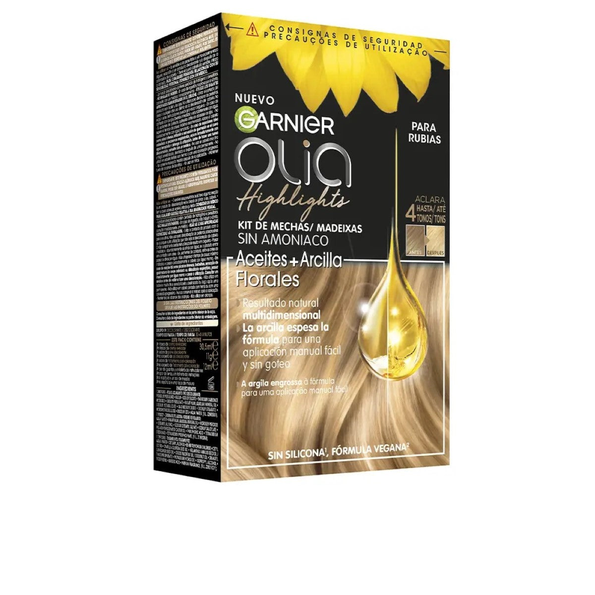 Dye No Ammonia Garnier Olia Blonde Wicks for Women product packaging