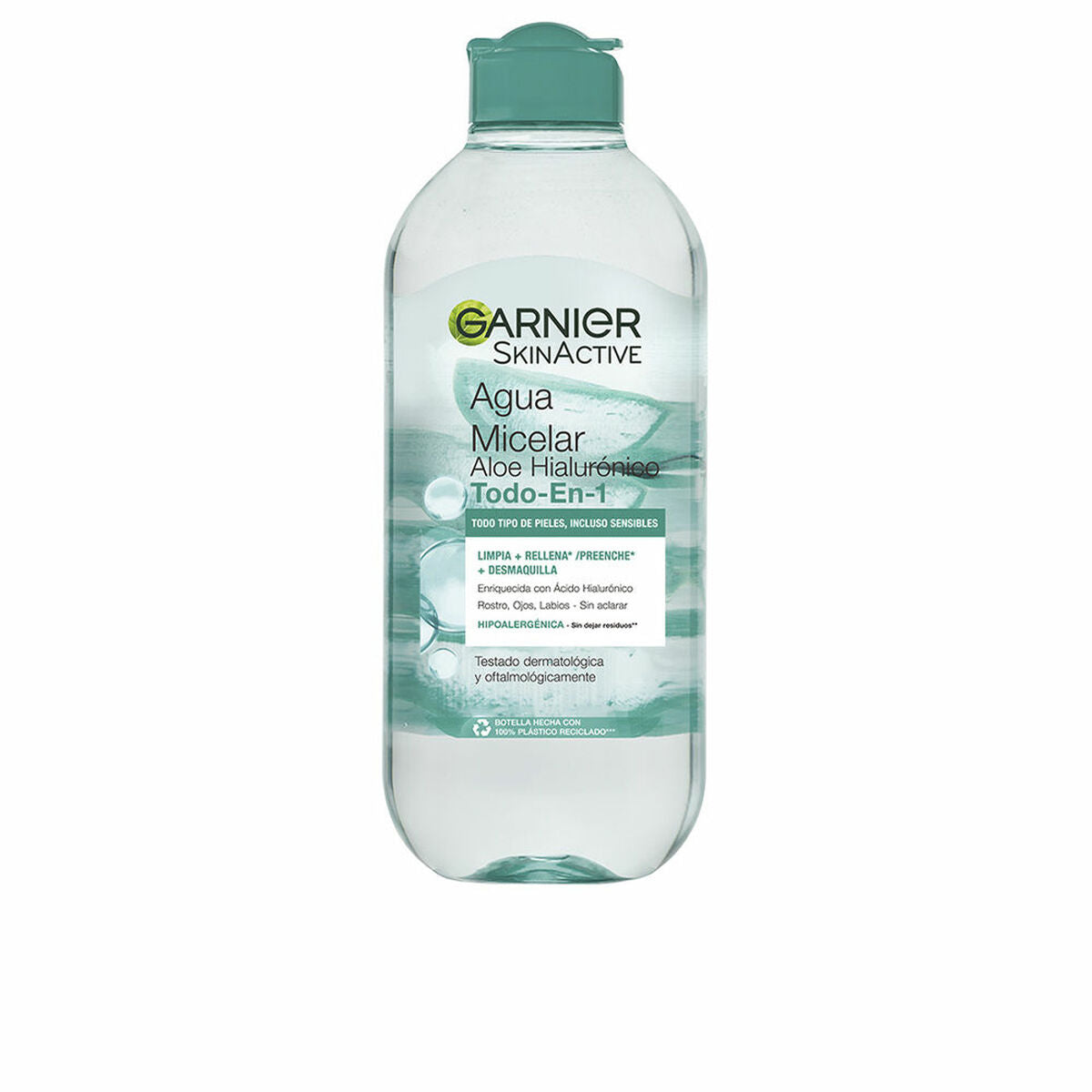 Make Up Remover Micellar Water Garnier Skinactive Aloe Hialurónico 400 ml product packaging
