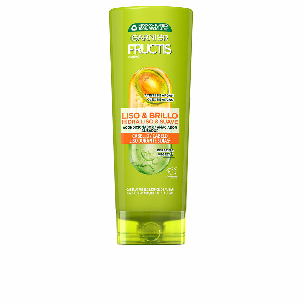 Conditioner Garnier Fructis Liso Brillo 250 ml conditioner bottle